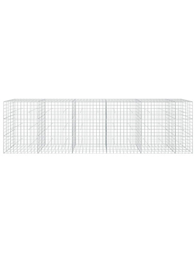 Gabione con Filo da 3,5 mm e Rete da 10x10 cm 550x50x150 cm