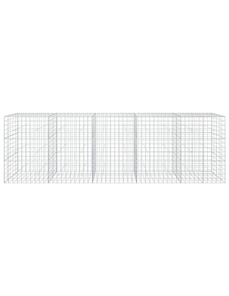 Gabione con Filo da 3,5 mm e Rete da 10x10 cm 500x50x150 cm