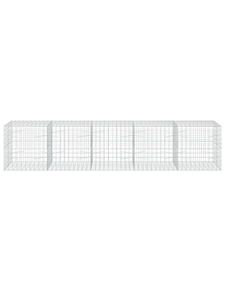 Gabione con Filo da 3,5 mm e Rete da 10x10 cm 500x100x100 cm