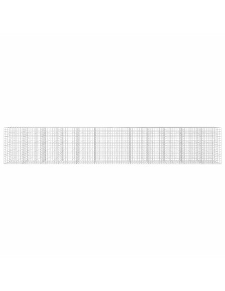 Gabione con Filo da 3,5 mm e Rete da 10x10 cm 1200x50x200 cm