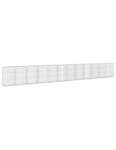Gabione con Filo da 3,5 mm e Rete da 10x10 cm 1200x50x150 cm 2