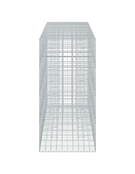 Gabione con Filo da 3,5 mm e Rete da 10x10 cm 550x100x200 cm