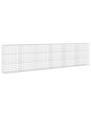Gabione con Filo da 3,5 mm e Rete da 10x10 cm 600x50x150 cm