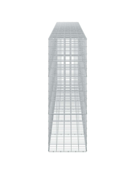 Gabione con Filo da 3,5 mm e Rete da 10x10 cm 600x50x150 cm