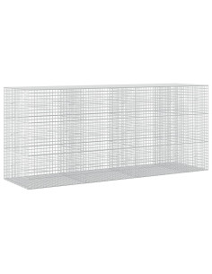 Gabione con filo da 5 mm e rete da 5x5 cm 350x100x150 cm 2