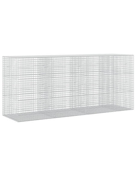 Gabione con filo da 5 mm e rete da 5x5 cm 350x100x150 cm