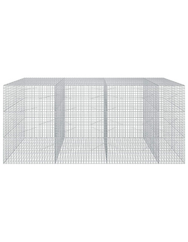 Gabione con filo da 5 mm e rete da 5x5 cm 350x100x150 cm