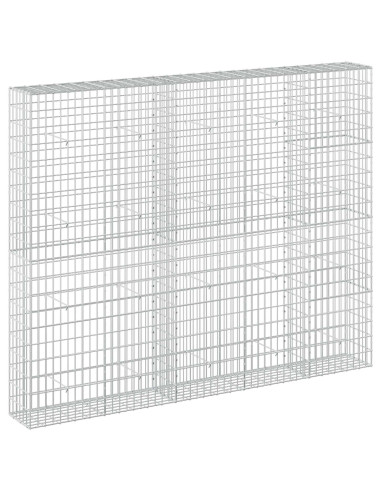 Gabione con Filo da 3,5 mm e Rete da 5x10 cm 250x30x200 cm