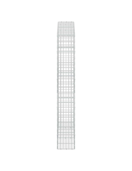 Gabione con Filo da 3,5 mm e Rete da 5x10 cm 250x30x200 cm