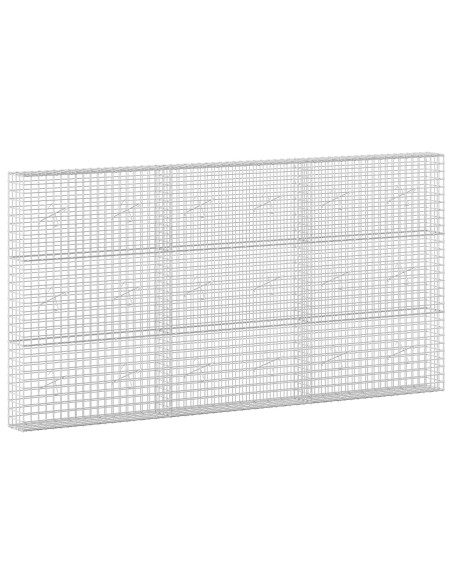 Gabion con Filo da 3,5 mm e Maglia da 5x5 cm 300x20x150 cm