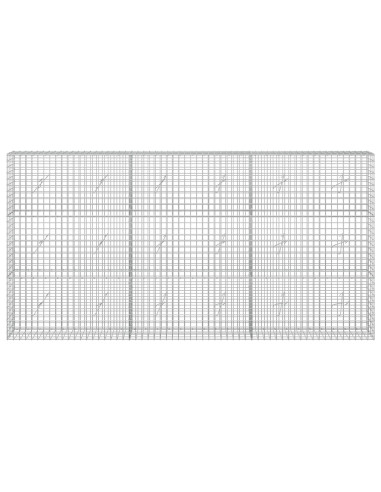 Gabion con Filo da 3,5 mm e Maglia da 5x5 cm 300x20x150 cm