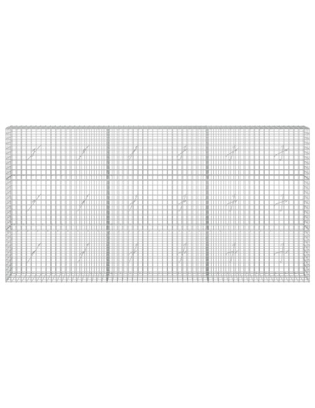 Gabion con Filo da 3,5 mm e Maglia da 5x5 cm 300x20x150 cm
