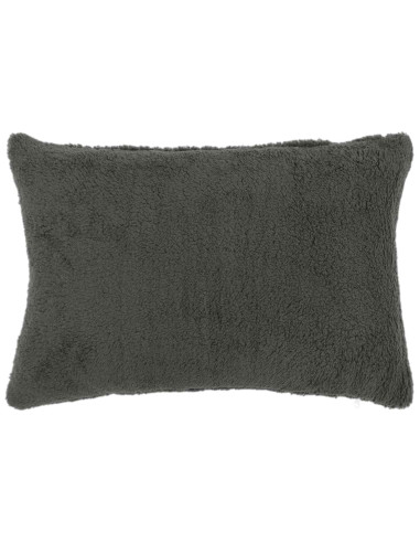 Federa 2 pcs HEERLEN Grigio Scuro 40 x 60 cm Bouclé