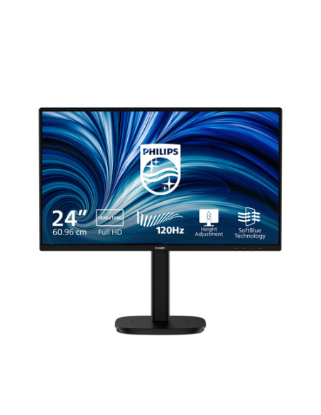 PHILIPS MONITOR 23,8 LED IPS FHD 16:9 4MS, REG ALTEZZA, VGA/DP/HDMI