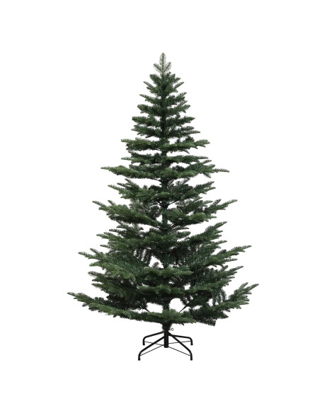 Albero di Natale artificiale con palline 150 cm 150 LED