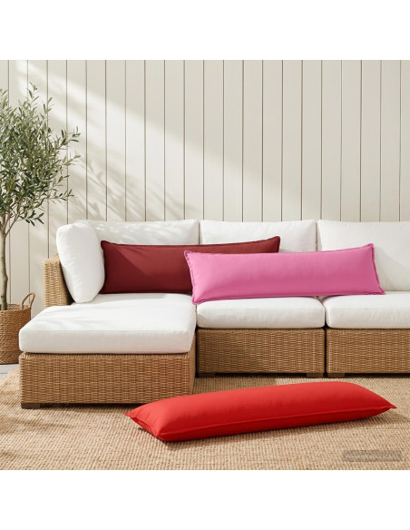 Cuscino con cuscino HOUTEN 2 pz Rosa Poliestere