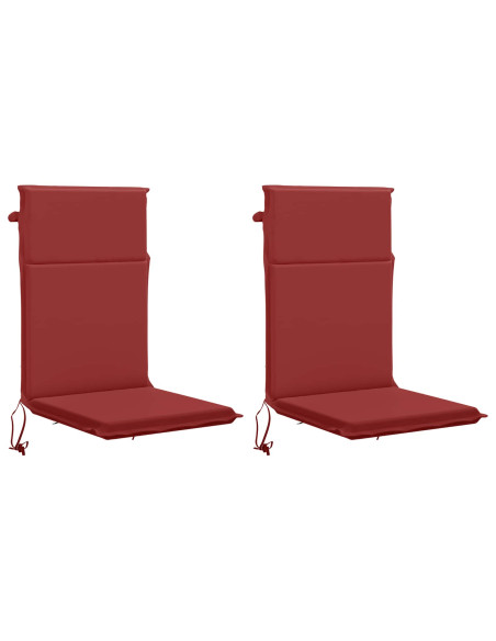 Cuscino per sedia a schienale alto GEMERT 2 pz 100% Poliestere