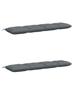 Cuscini per Panchina VIANEN 2 pz 100% Poliestere Blu 2