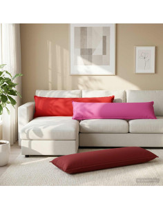 Cuscino con cuscino HOUTEN 2 pz Rosso Poliestere