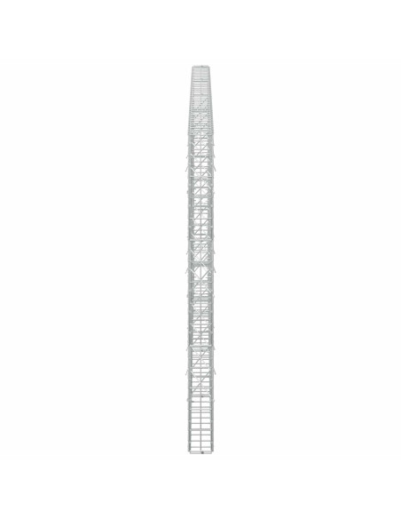 Gabione con Filo da 3,5 mm e Rete da 5x10 cm 400x10x150 cm