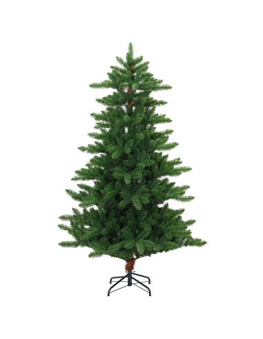 Albero di Natale artificiale 210 cm 300 LED Bianco caldo