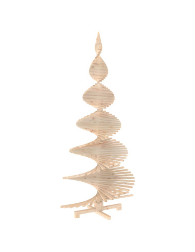 Albero di Natale in legno KOTKA 240 cm Legno Massello di Pino