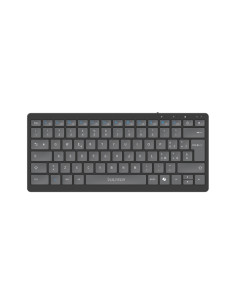 VULTECH TASTIERA MINI, SLIM, WIRELESS E BLUETOOTH, TASTI LOW PROFILE A FORBICE, BATTERIA INTEGRATA R