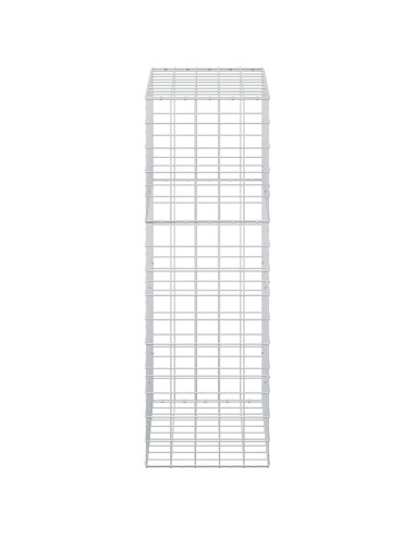 Gabione con filo da 5 mm e rete 10x10 cm 50x100x150 cm