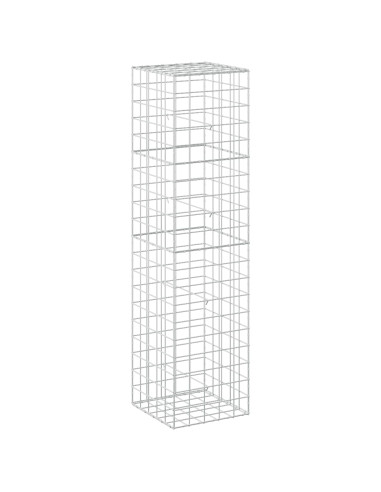 Gabione con filo da 5 mm e rete 10x10 cm 50x50x200 cm