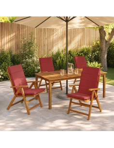 Cuscini Bhair Alto Schienale in 4 Pezzi GEMERT 100% Poliestere