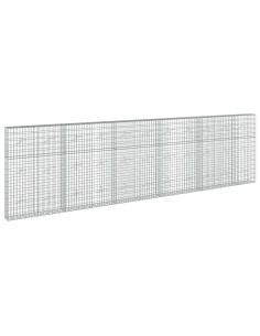 Gabione con Filo da 3,5 mm e Rete da 5x10 cm 550x20x150 cm 2