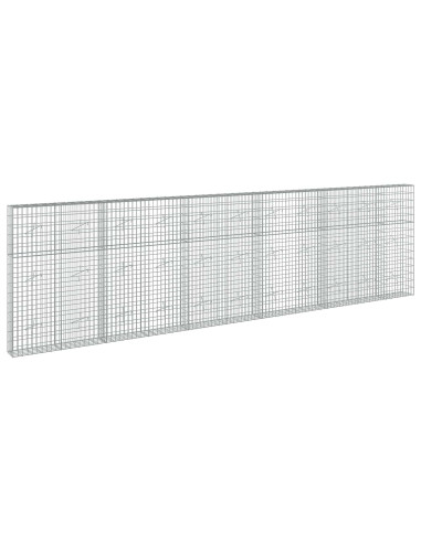 Gabione con Filo da 3,5 mm e Rete da 5x10 cm 550x20x150 cm