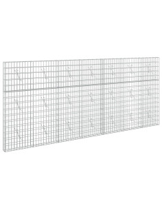 Gabione con Filo da 3,5 mm e Rete da 5x10 cm 350x10x150 cm 2