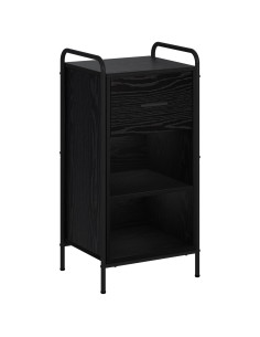 Credenza Rovere Nero 97 x 33 x 81 cm Legno ingegnerizzato 2