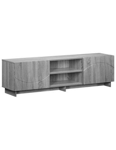 Supporto TV 140 x 34.5 x 40 cm Sonoma grigio