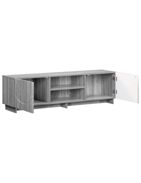 Supporto TV 140 x 34.5 x 40 cm Sonoma grigio