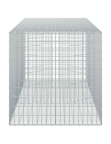 Gabione con Filo da 3,5 mm e Rete da 5x10 cm 250x100x100 cm