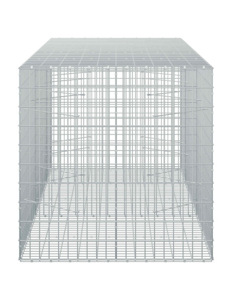 Gabione con Filo da 3,5 mm e Rete da 5x10 cm 250x100x100 cm