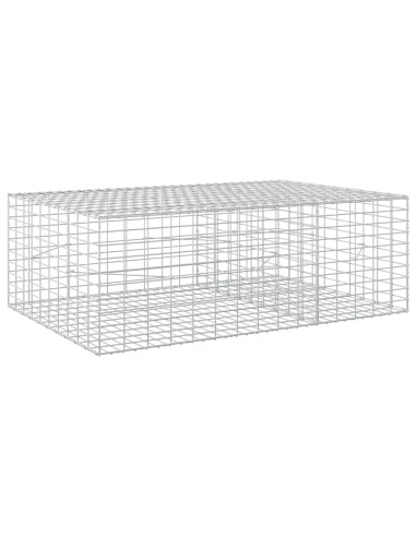 Gabione con Filo da 3,5 mm e Rete da 5x10 cm 150x100x50 cm