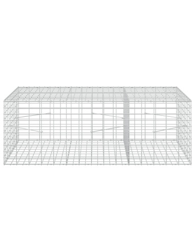 Gabione con Filo da 3,5 mm e Rete da 5x10 cm 150x100x50 cm