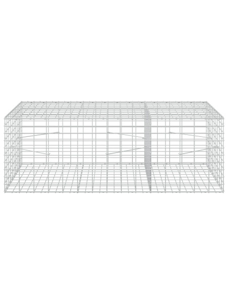 Gabione con Filo da 3,5 mm e Rete da 5x10 cm 150x100x50 cm