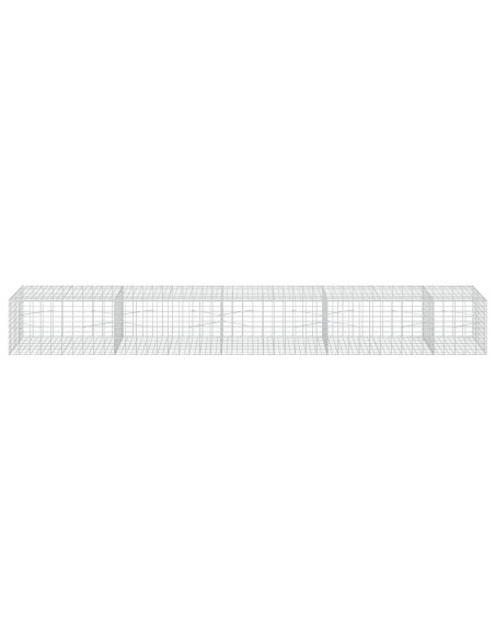 Gabione con Filo da 3,5 mm e Rete da 5x10 cm 450x100x50 cm