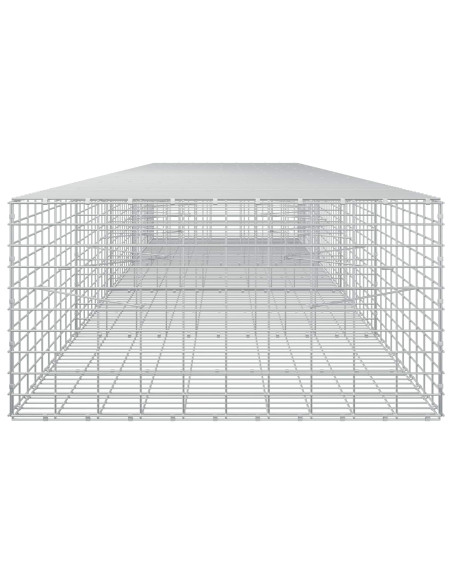 Gabione con Filo da 3,5 mm e Rete da 5x10 cm 450x100x50 cm