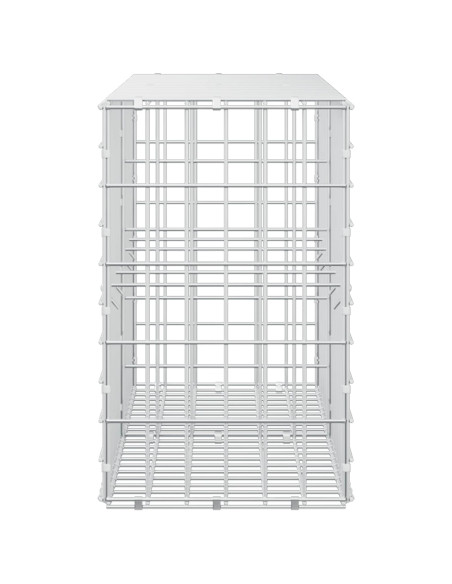 Gabione con Filo da 3,5 mm e Rete da 5x10 cm 200x30x50 cm