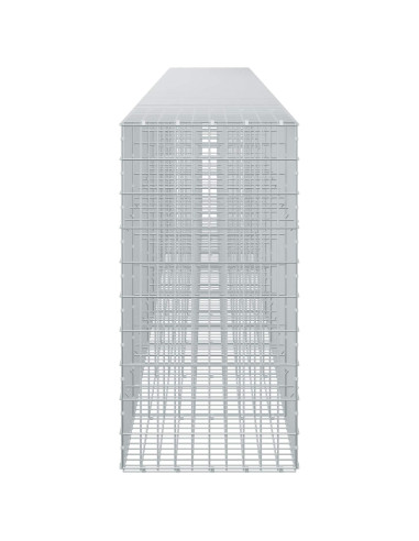 Gabione con Filo da 3,5 mm e Rete da 5x10 cm 900x50x100 cm