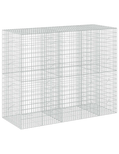 Gabione con Filo da 3,5 mm e Rete da 5x10 cm 250x100x200 cm