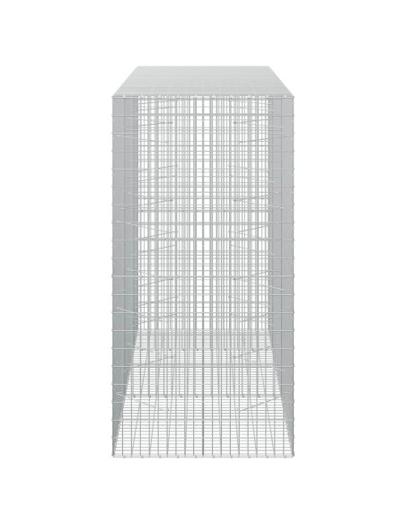 Gabione con Filo da 3,5 mm e Rete da 5x10 cm 250x100x200 cm