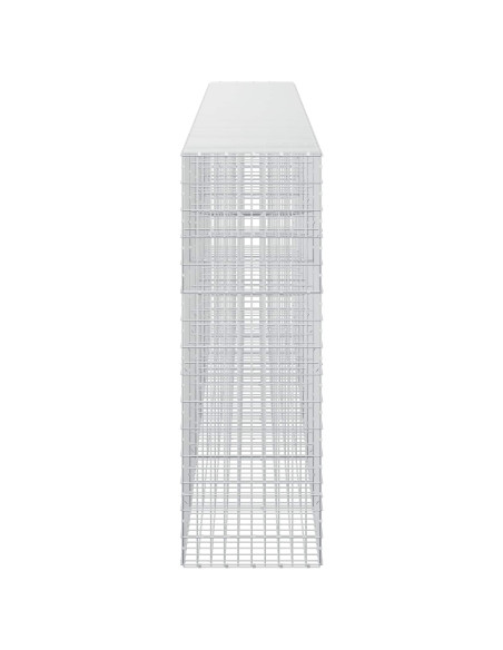 Gabione con Filo da 3,5 mm e Rete da 5x10 cm 600x50x150 cm