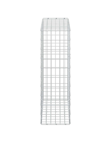 Gabione con Filo da 3,5 mm e Rete da 5x10 cm 100x30x100 cm