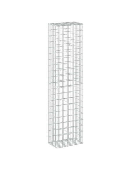 Gabione con Filo da 3,5 mm e Rete da 5x10 cm 50x30x200 cm